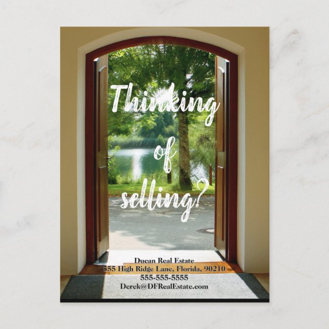 Cartão Postal Correio de Referência Imobiliária - Venda mais com (Frente)