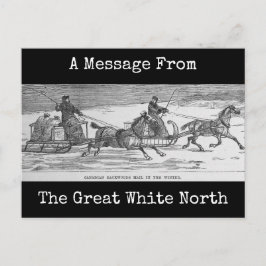 Cartão Postal Correio do sertão canadense