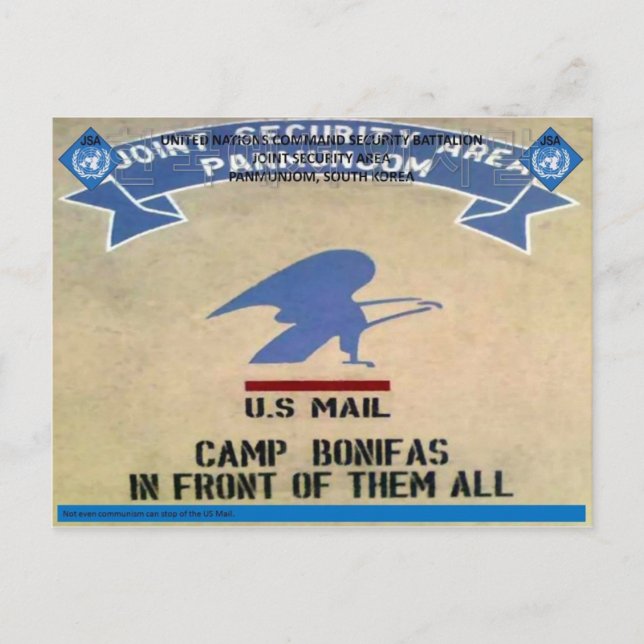 Cartão Postal Correio dos EUA (Frente)
