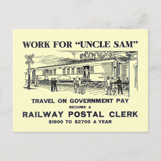 Cartão Postal Correio Ferroviário 1926 (Frente)