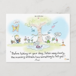 Cartão Postal Correio Morning Stress