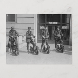 Cartão Postal Correio por Patinete