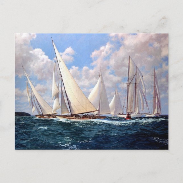 Cartão Postal Correndo ao redor da boia (Frente)