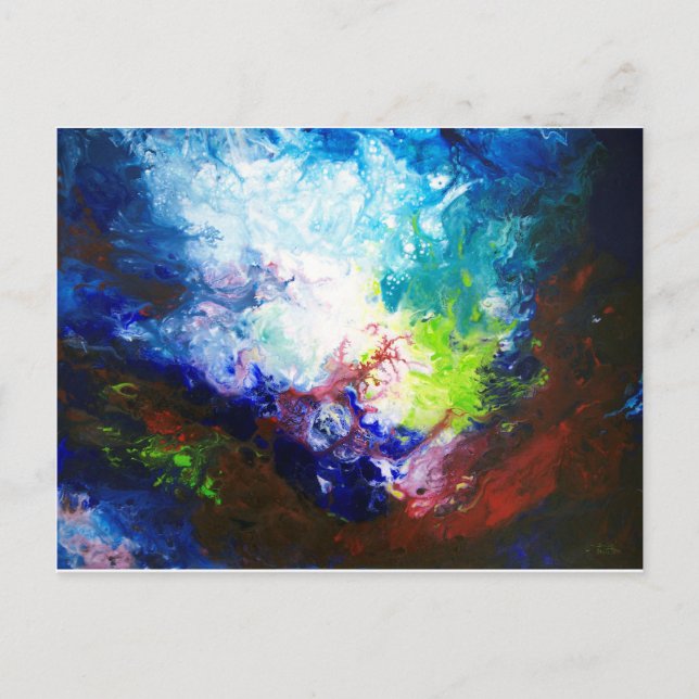 Cartão Postal Corrente mais profunda (Frente)