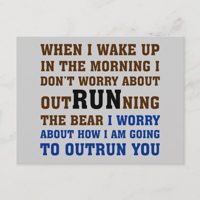 Cartão Postal Correr é bater na competição (Frente)
