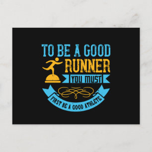 Cartão Postal Correr - Para ser um bom corredor