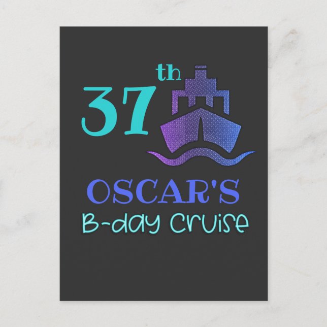 Cartão Postal Correspondência de Grupo de Festas de aniversário  (Frente)