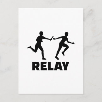 Cartão Postal Corrida de retransmissão