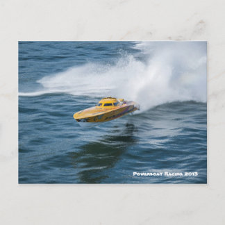 Cartão Postal Corrida do Powerboat