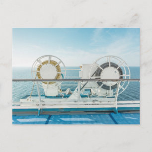Cartão Postal Corrimão De Um Navio De Cruzeiro