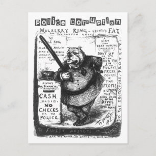 Cartão Postal Corrupção policial - Os protetores protegem?