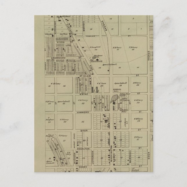 Cartão Postal Corryville, Ohio (Frente)