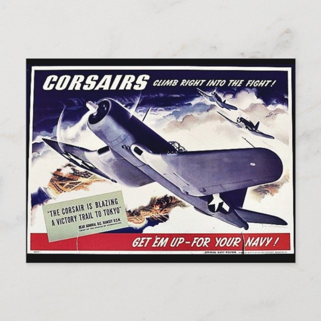 Cartão Postal Corsairs (Frente)