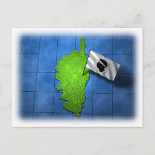 Cartão Postal Córsega com pavilhão próprio