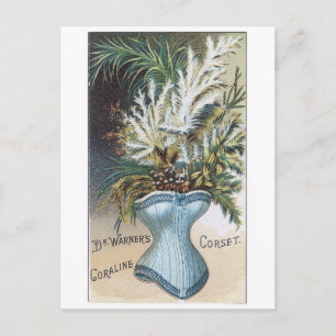 Cartão Postal Corset de Warner