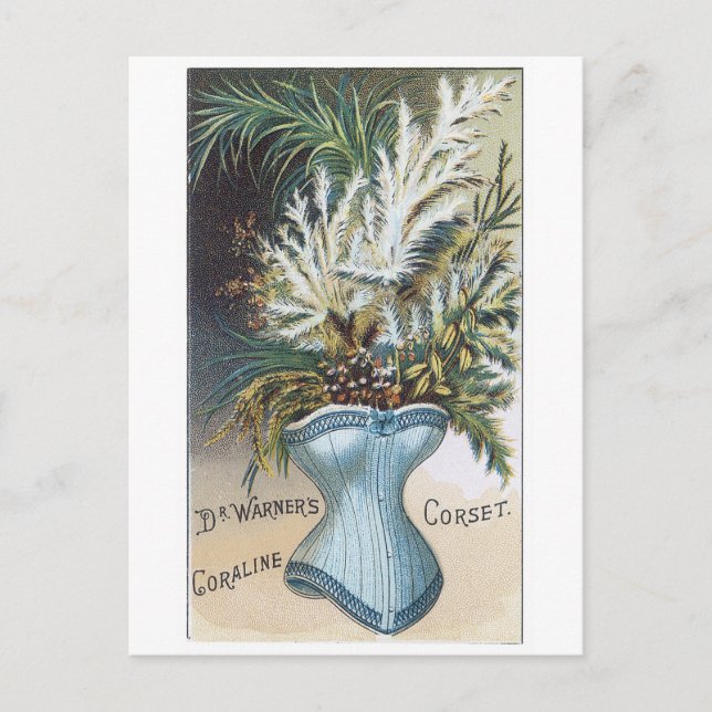 Cartão Postal Corset de Warner (Frente)