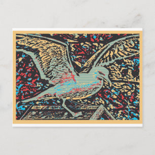 Cartão Postal Corte De Madeira