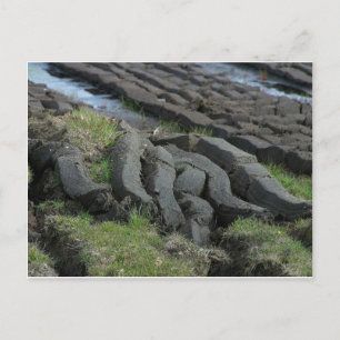 Cartão Postal Corte de turfa