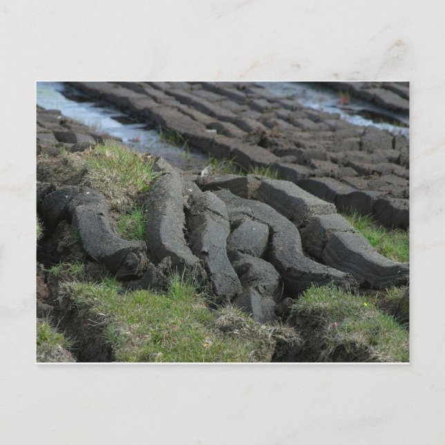 Cartão Postal Corte de turfa (Frente)