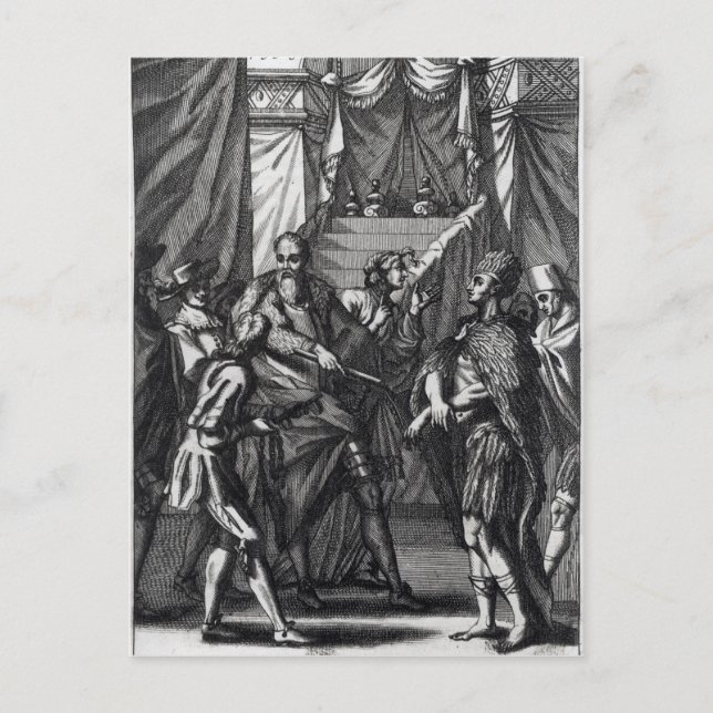 Cartão Postal Cortes e Montezuma (Frente)