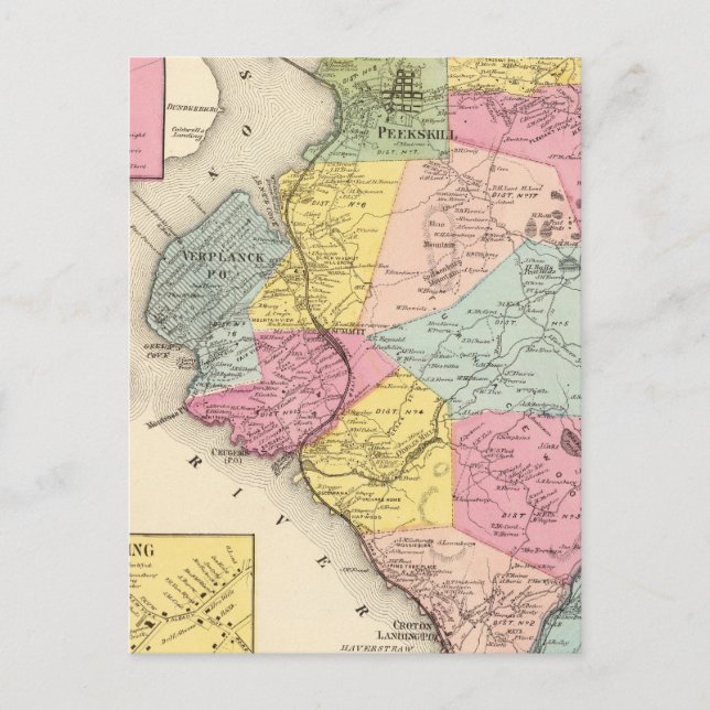 Cartão Postal Cortlandt, Cidade (Frente)