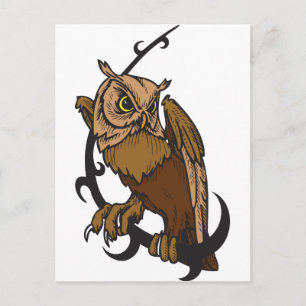 Cartão Postal Coruja