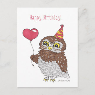 Cartão Postal Coruja