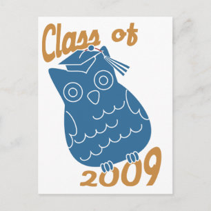 Cartão Postal Coruja de Classe