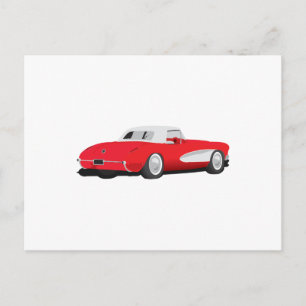 Cartão Postal Corvette 1959