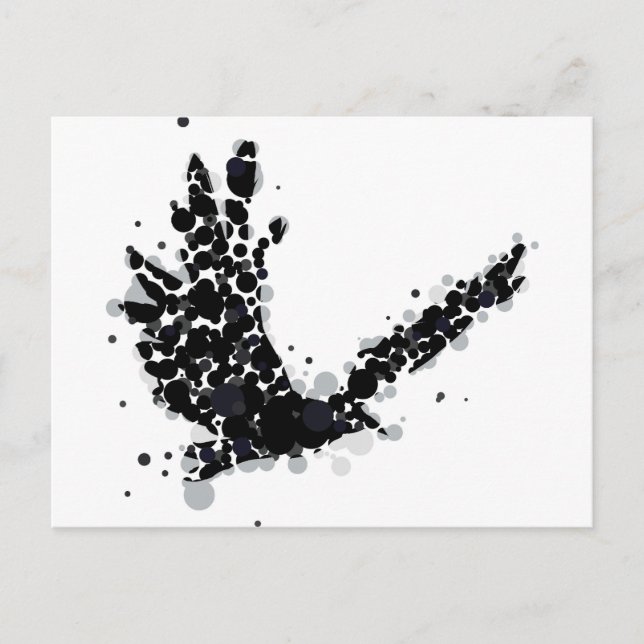 Cartão Postal corvo (Frente)