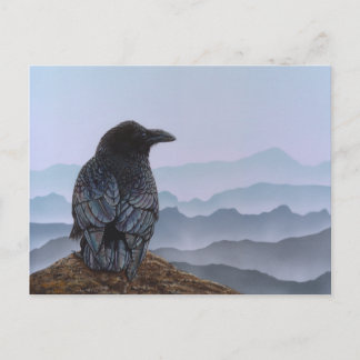 Cartão Postal Corvo