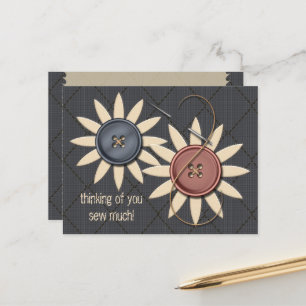 Cartão Postal Coser e Coser