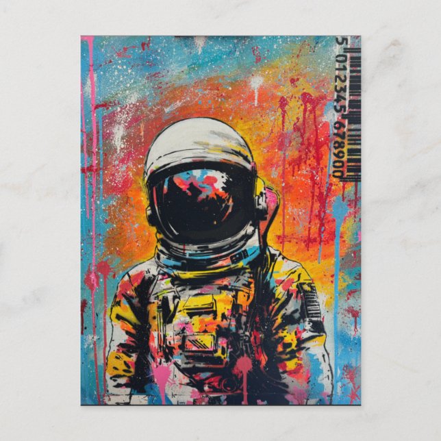 Cartão Postal Cosmic Explorer nº 2 - Cartão-postal do Astronauta (Frente)