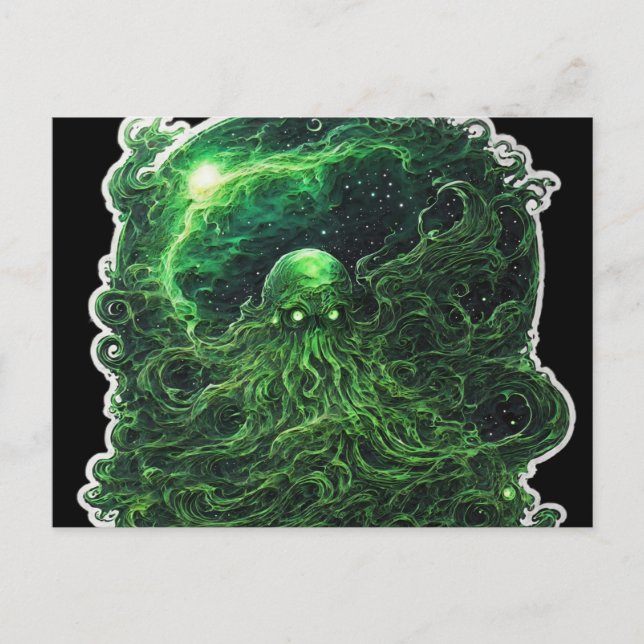 Cartão Postal Cosmic Oddities: Cthulhu (Frente)