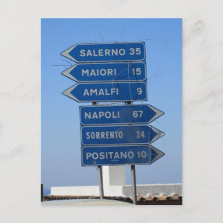 Cartão Postal Costa Amalfi