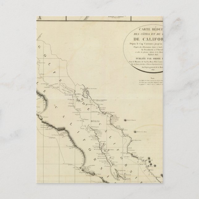 Cartão Postal Costa da Califórnia (Frente)