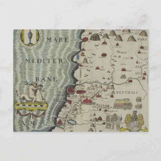 Cartão Postal Costa de Phoenicia (Frente)