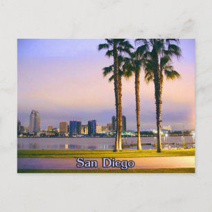Cartão Postal Costa de San Diego
