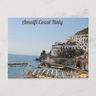 Cartão Postal Costa do Amalfi Itália