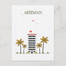 Cartão Postal Costa do Marfim de Abidjan