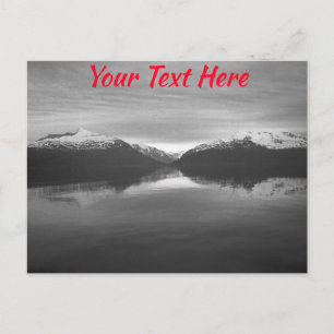 Cartão Postal Costa do norte Personalizável da Noruega