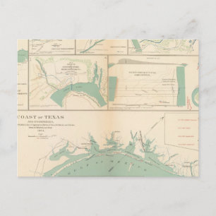 Cartão Postal Costa do Texas