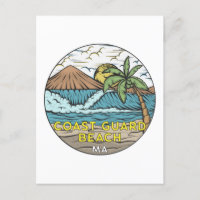 Costa Guarda Beach Massachusetts Vintage