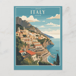 Cartão Postal Costa Italiana Amalfi