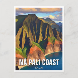 Cartão Postal Costa Nā Pali Kauai Havaí Viagens