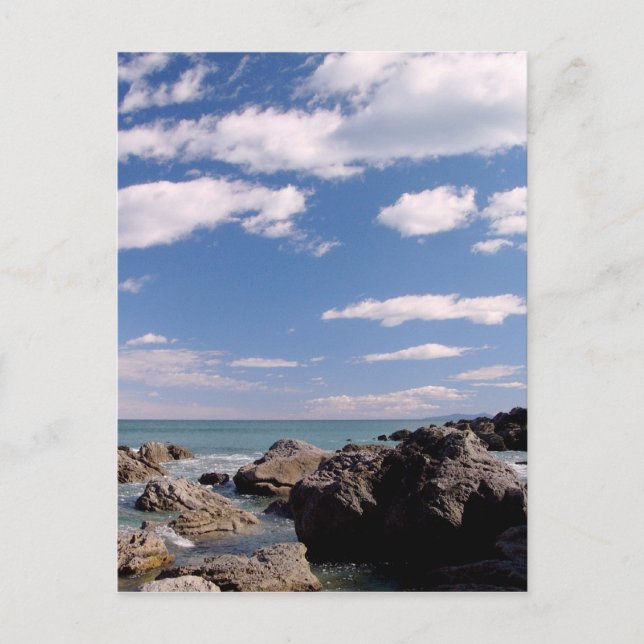 Cartão Postal Costa Nova Zelândia (Frente)