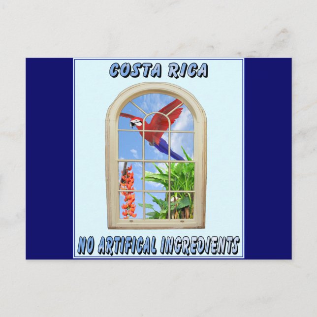 Cartão Postal Costa Rica (Frente)