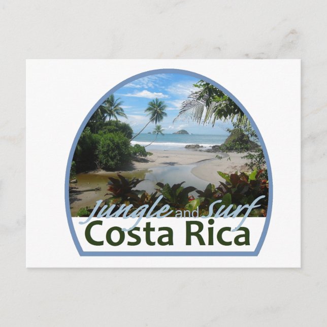 Cartão postal Costa Rica (Frente)