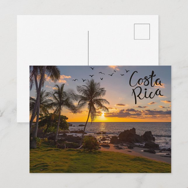 Cartão Postal Costa Rica (Frente/Verso)
