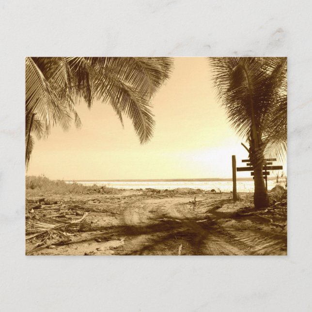 Cartão Postal Costa Rica Beach (Frente)
